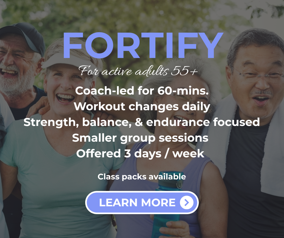active living fitness for 55+ community seniors
