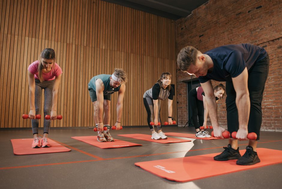 in person group fitness